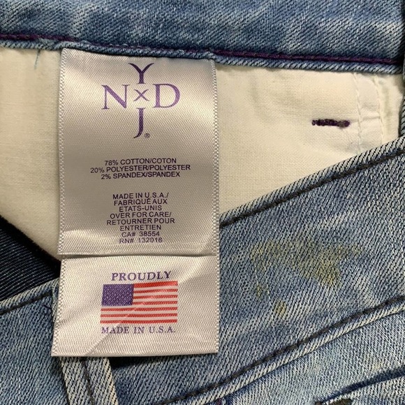 NDYJ LEGGING LIFT TUCK TECHNOLOGY SIZE 6 JEANS FIVE POCKETS ZIPPER CLOSURE - Picture 10 of 12